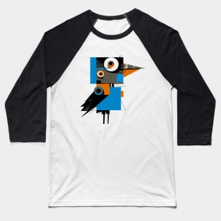 Picasso Style Bird Baseball T-Shirt